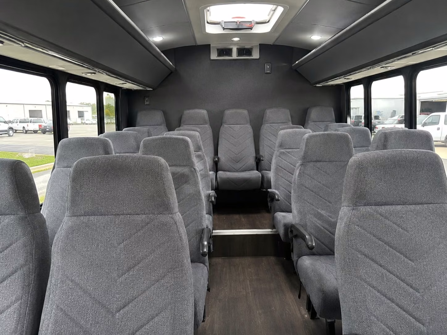 18 passenger minibus inside