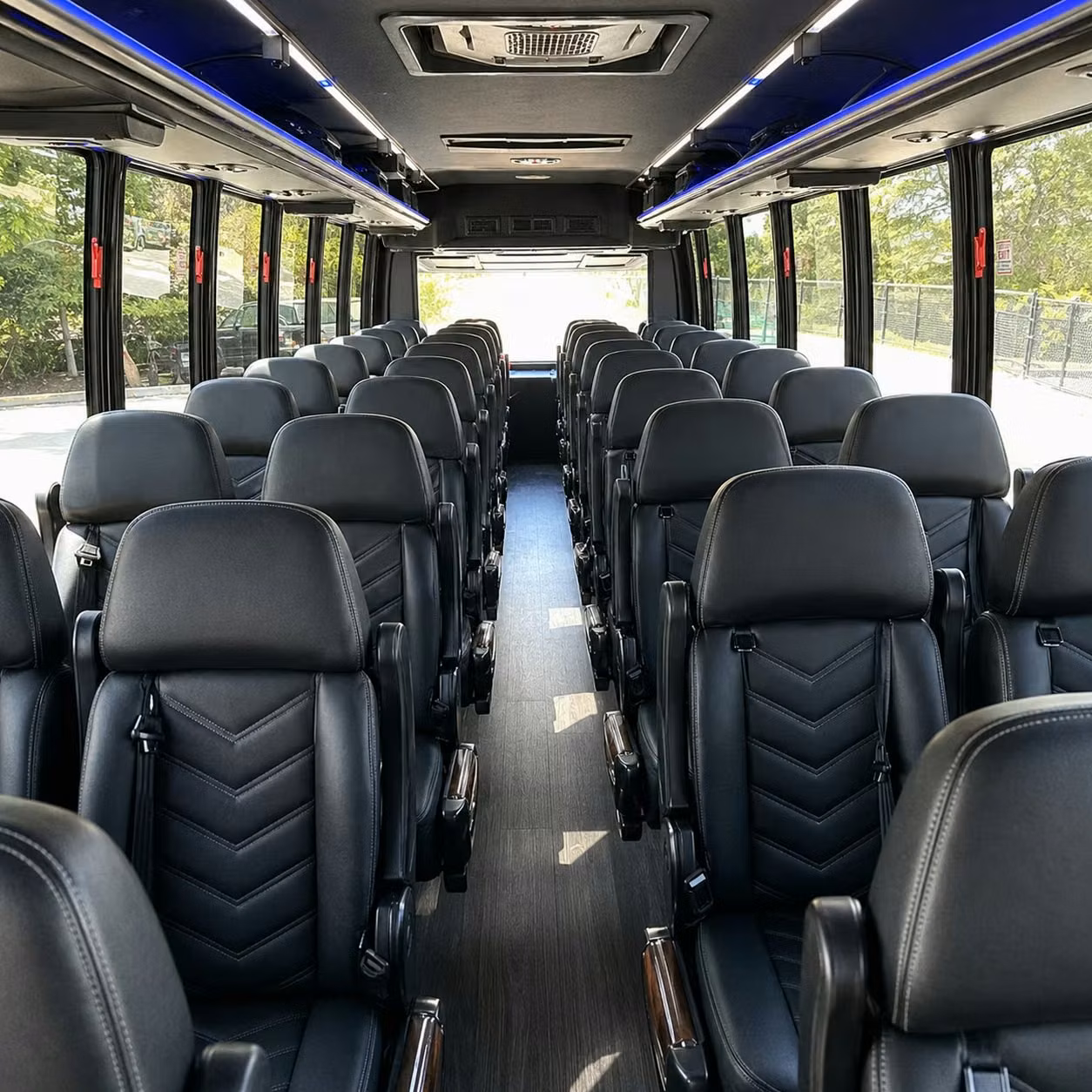 30 passenger minibus inside