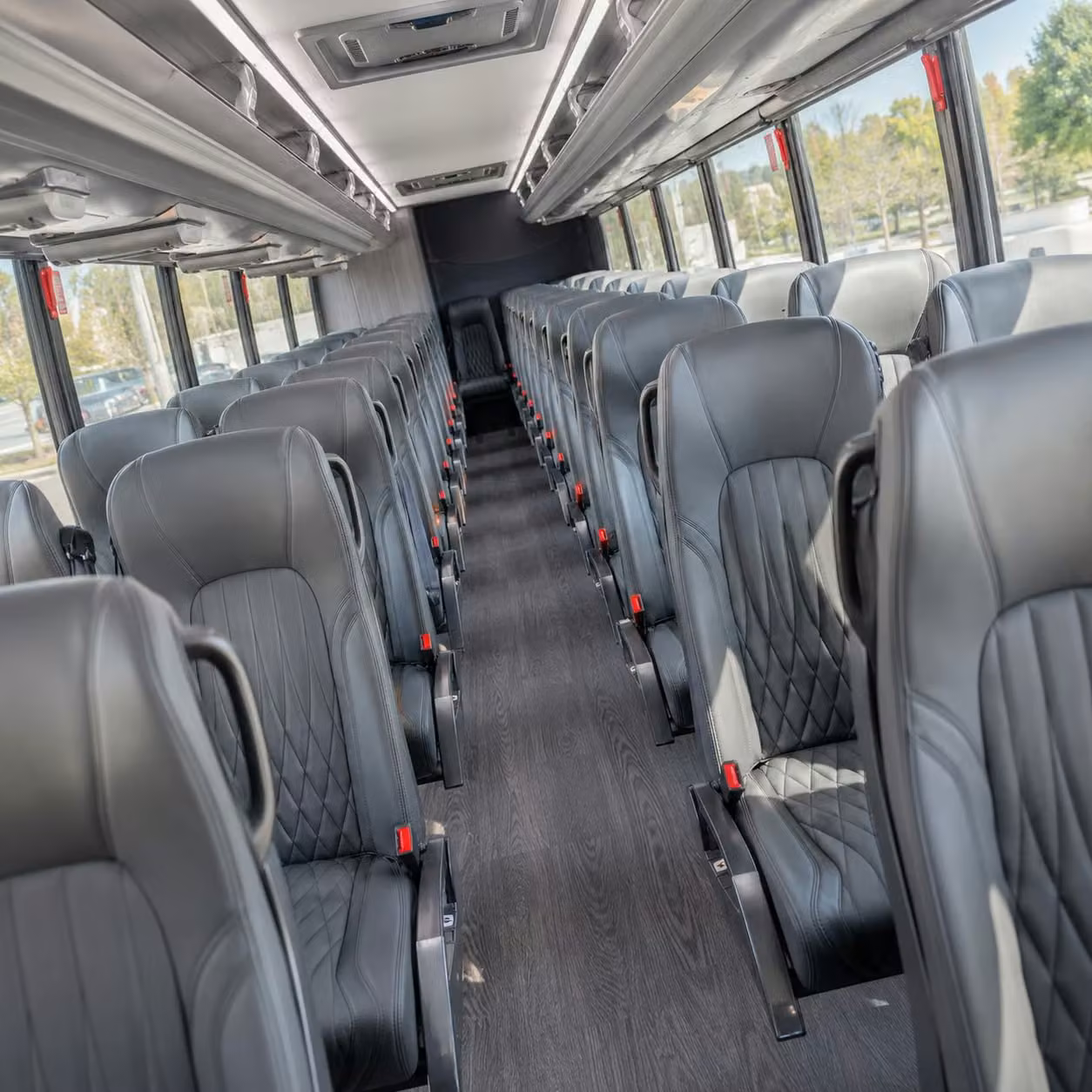 35 passenger minibus inside