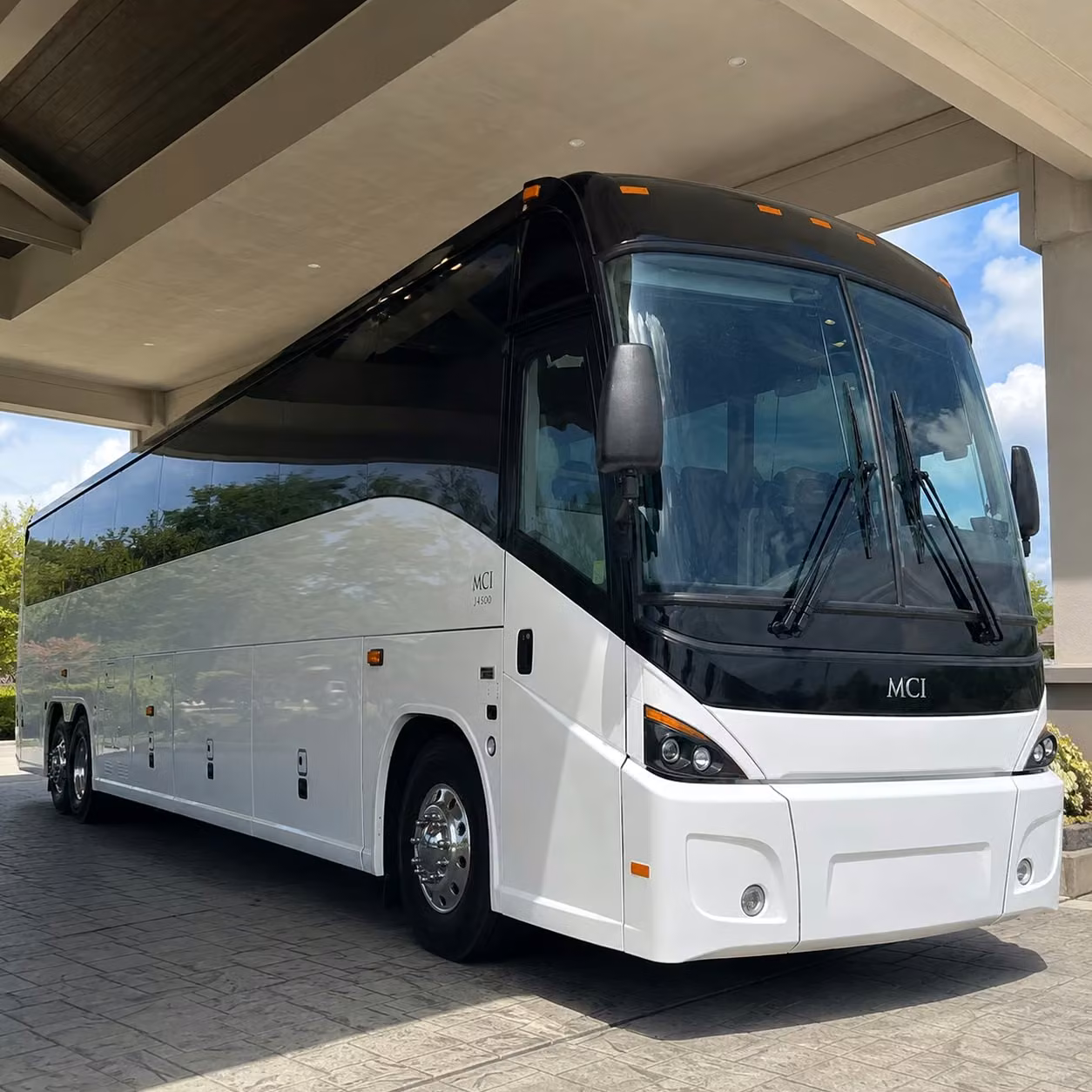 charter bus shuttles for march air reserve base personnel in corona