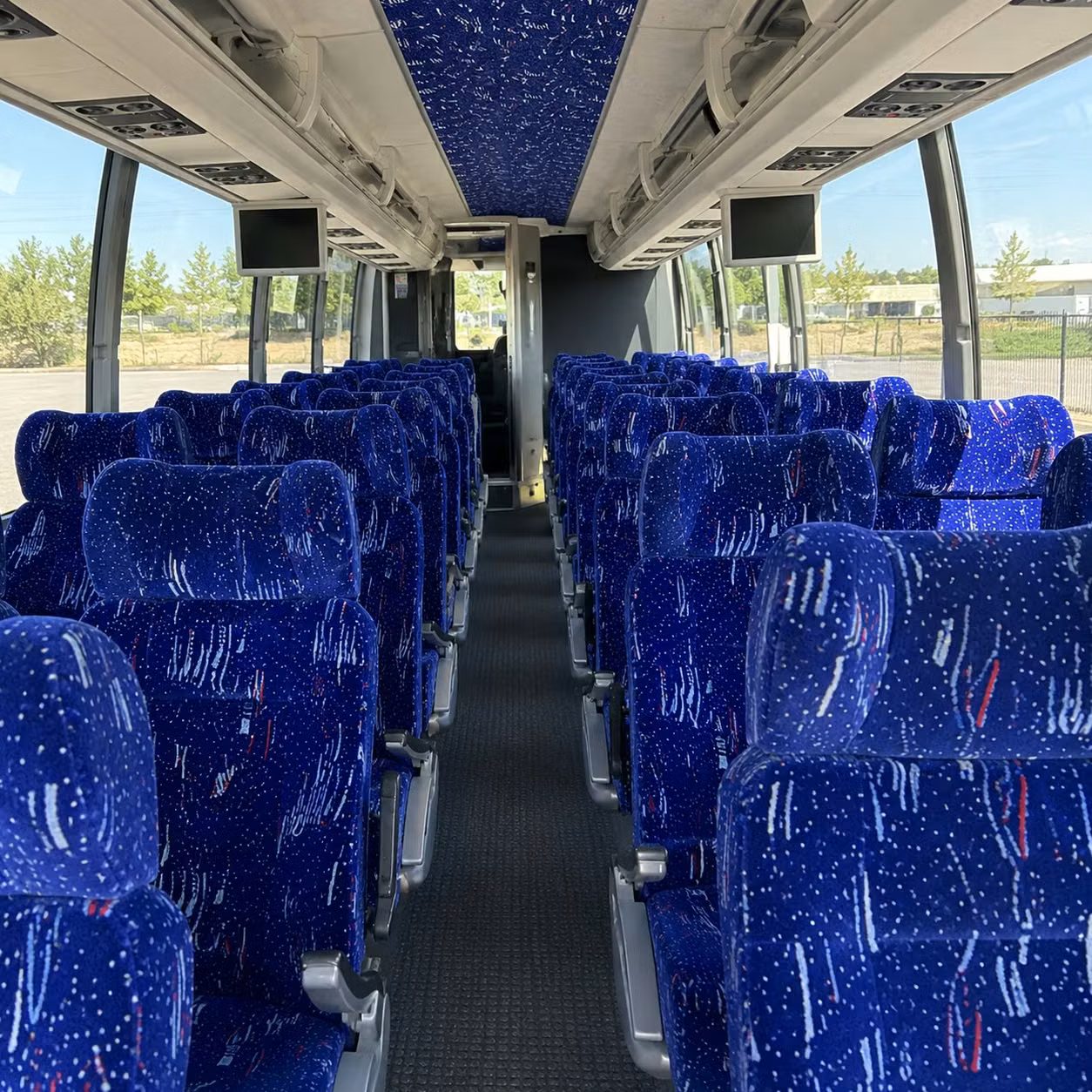 corona charter buses