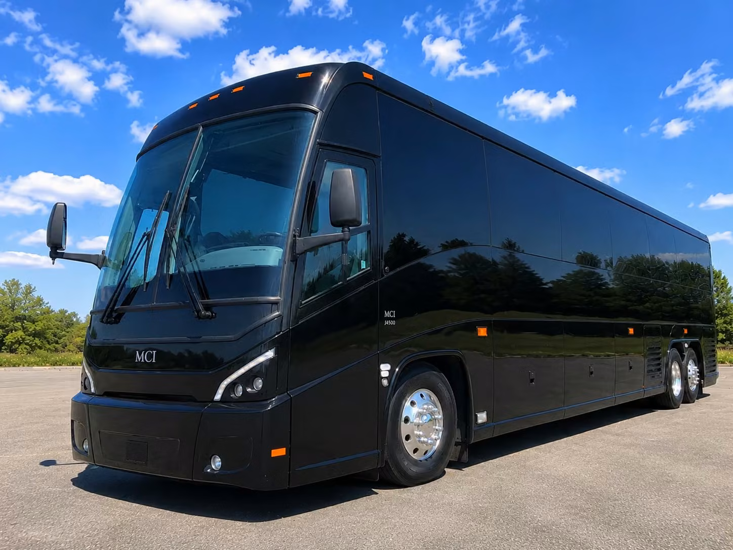 corporate and conference travel out of corona on a charter bus