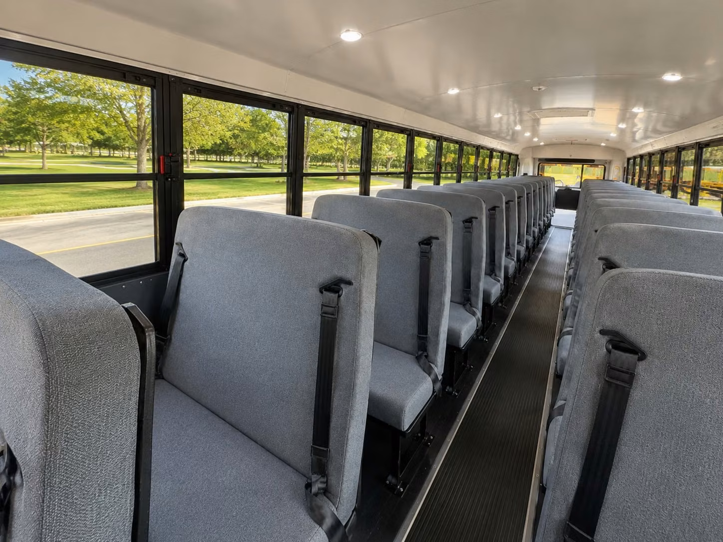 school bus interior