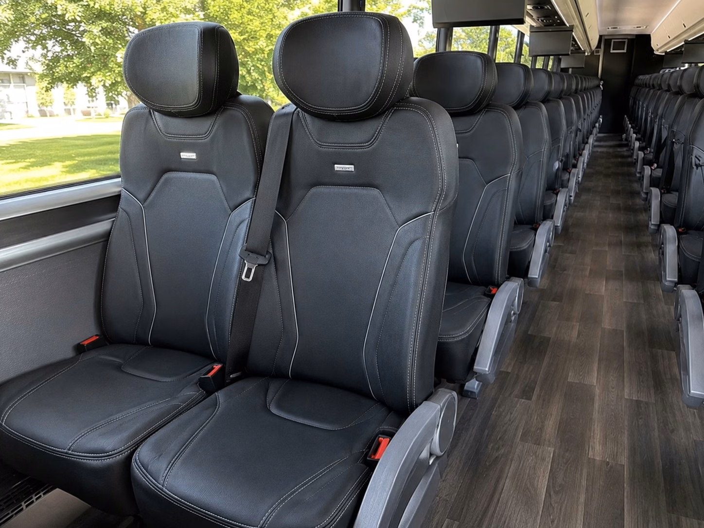 shuttle buses for corona winery and vineyard wedding venues